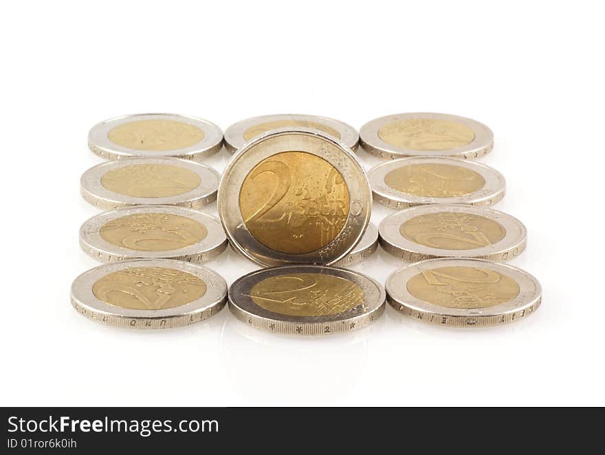 Euro Coins.