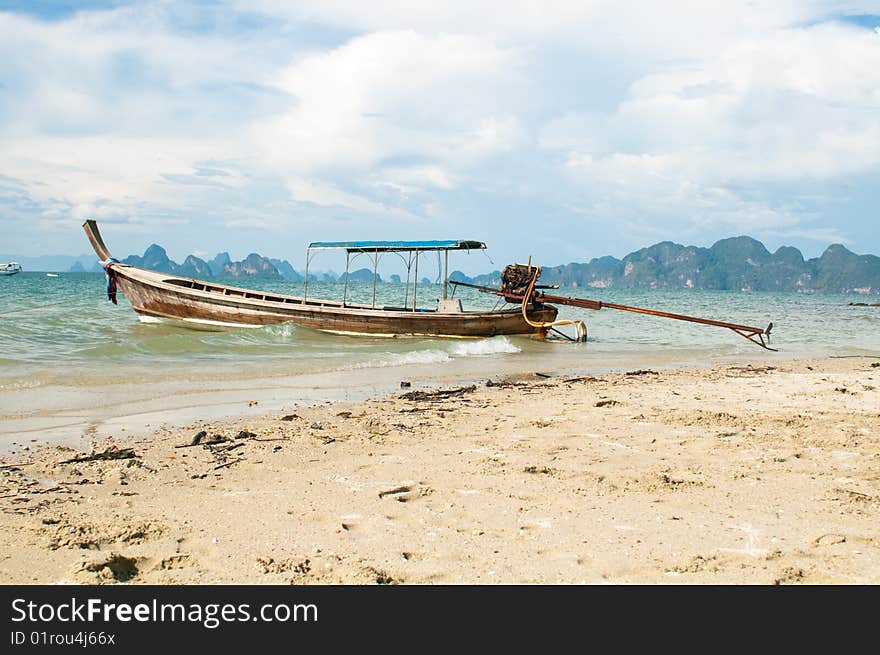 Thailand longtail boats