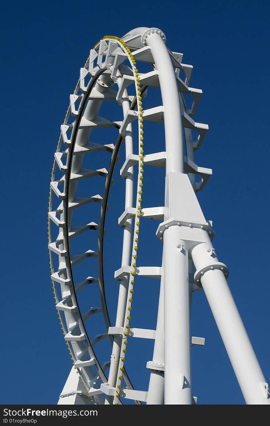 Loop in a roller coaster track