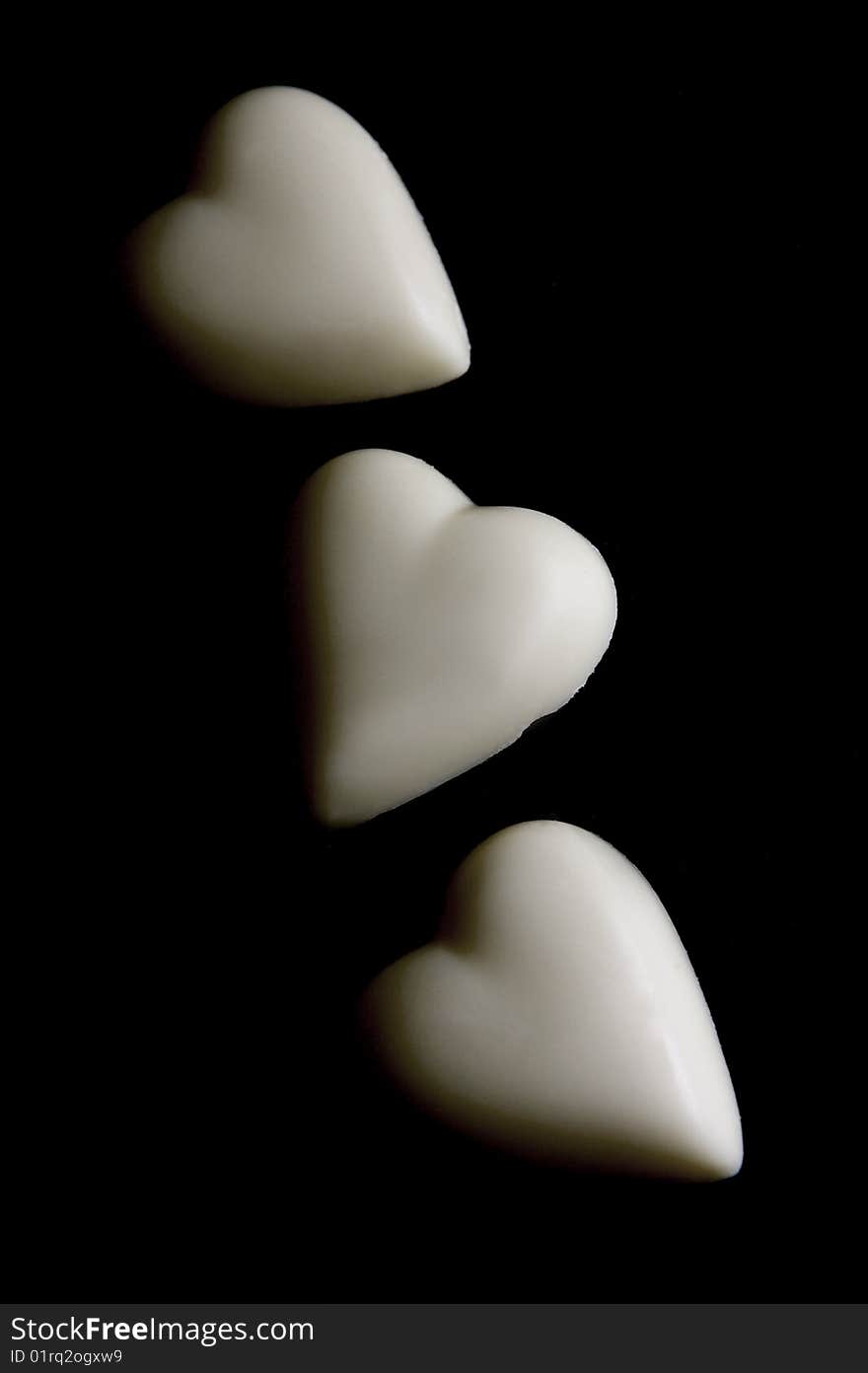 White Chocolate Love Heart