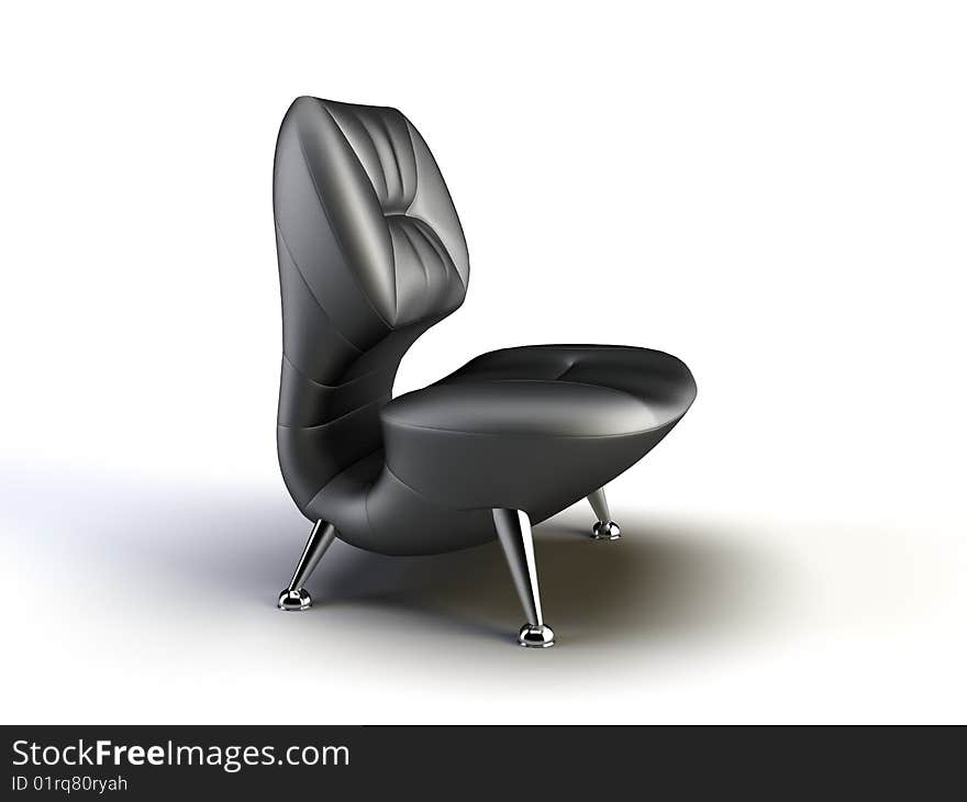 Black modern chair