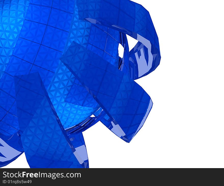 Abstract 3D background for company presentation