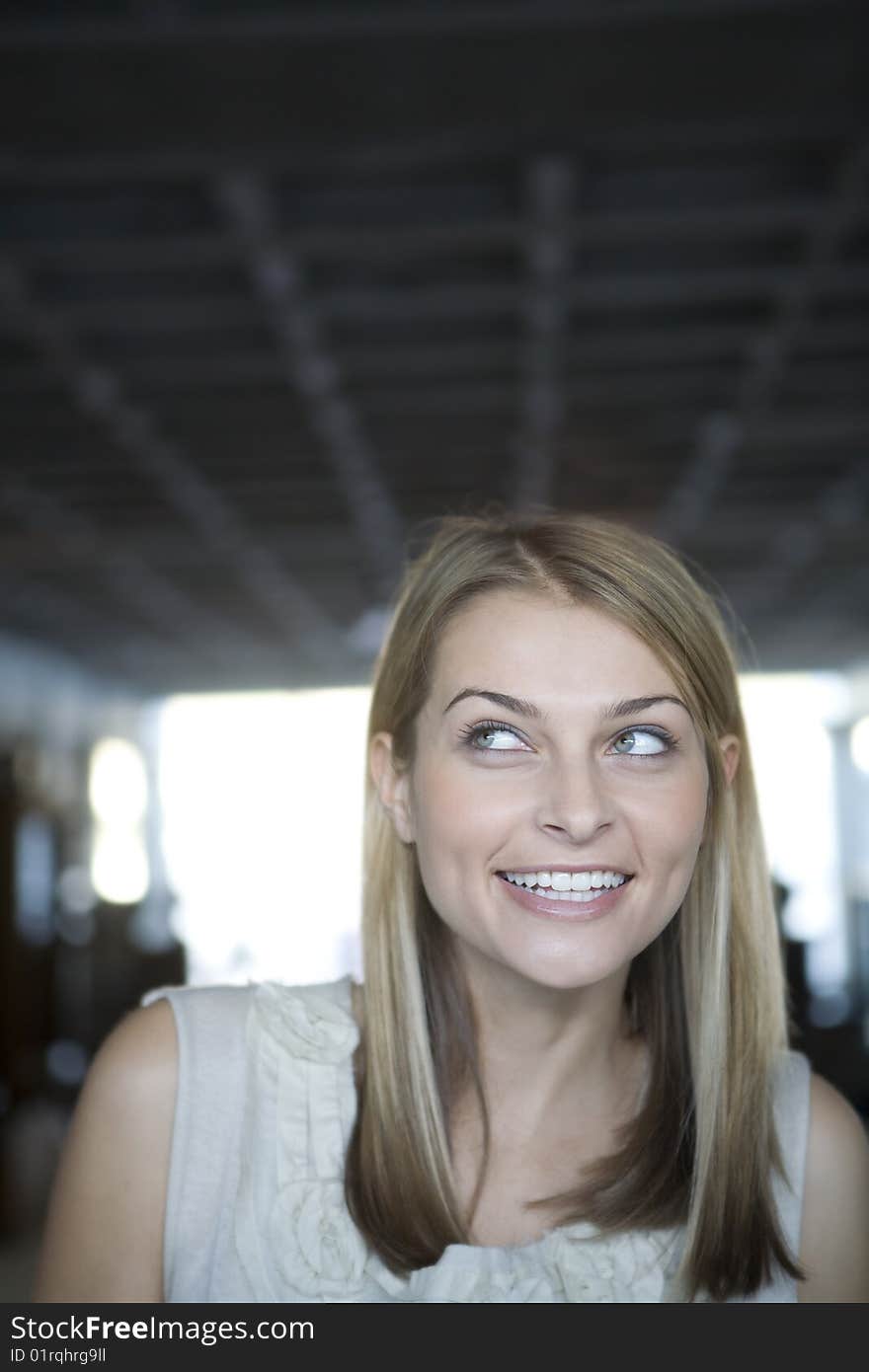 Beautiful portrait of young woman