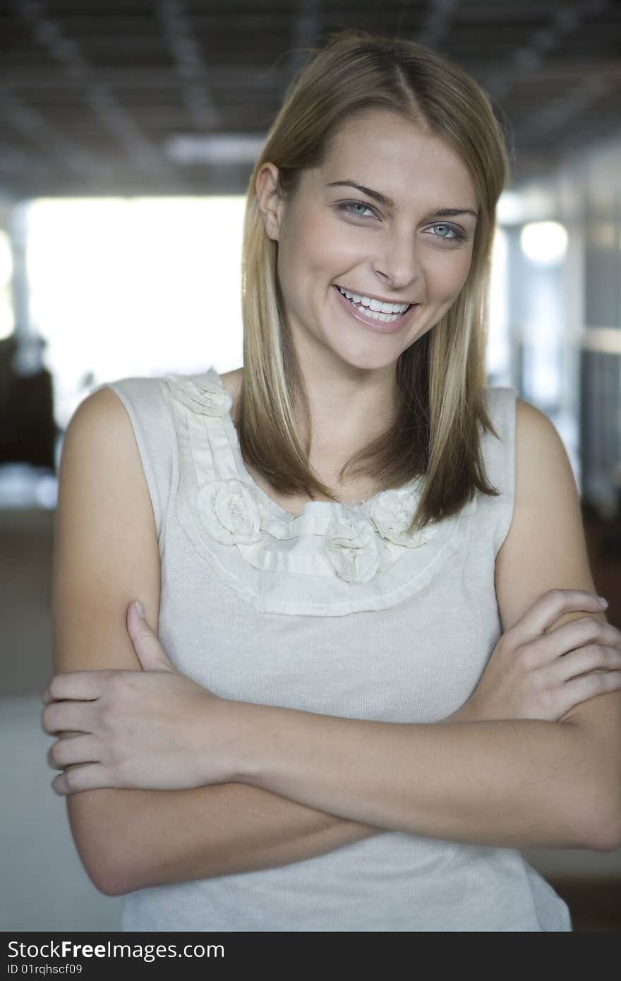 Beautiful portrait of young woman