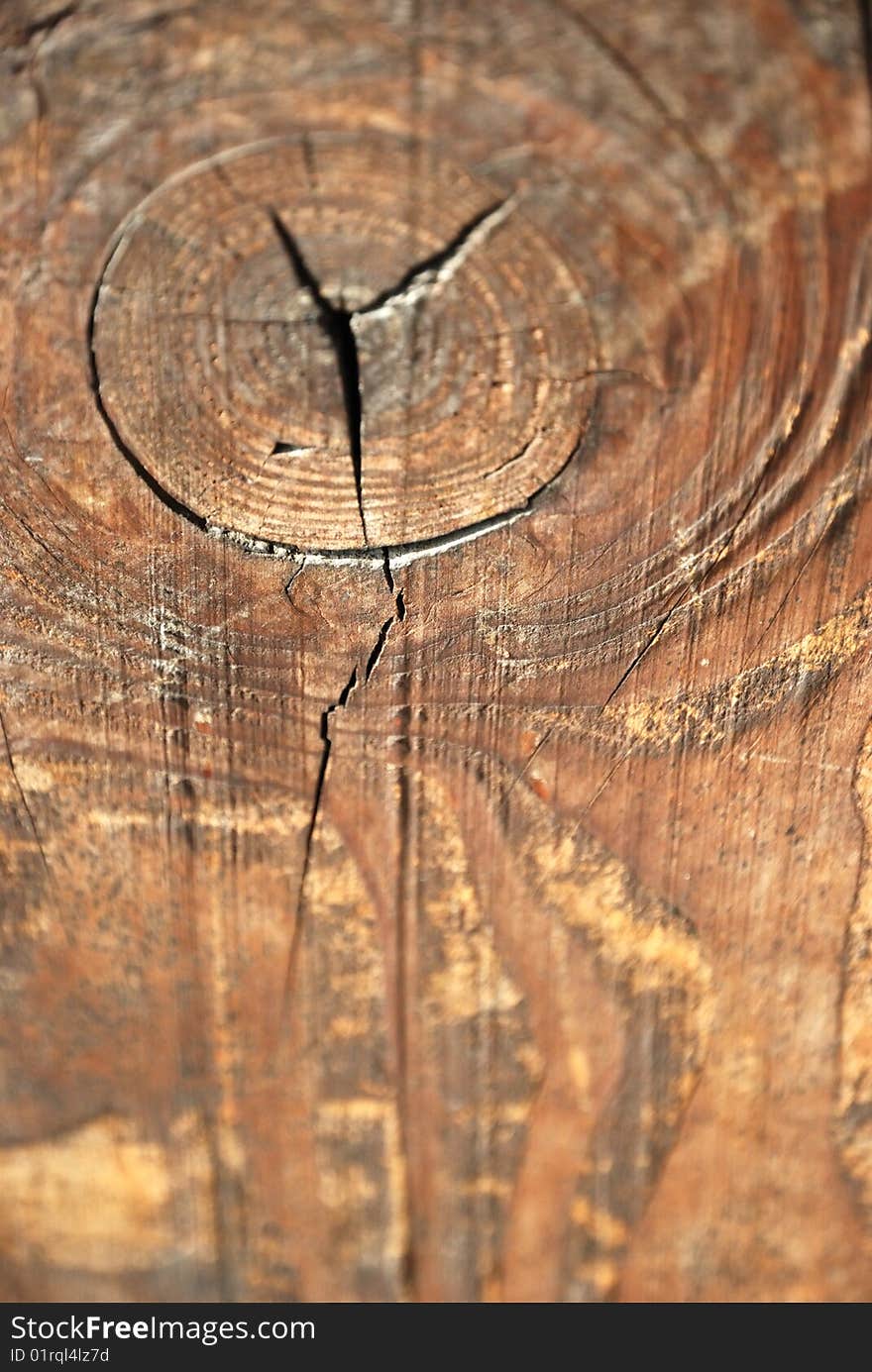 Wood texture on a door