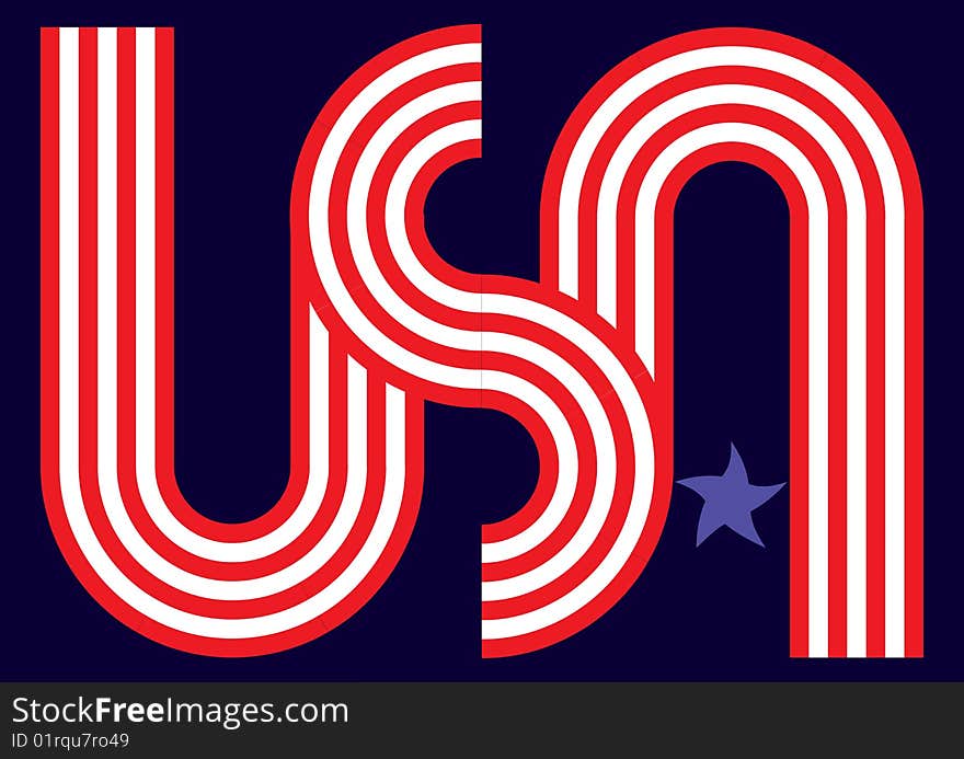 Designed using elements of the American flag. Designed using elements of the American flag