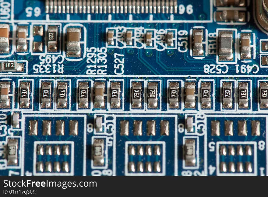 Electronic circuit board as an abstract background. Electronic circuit board as an abstract background