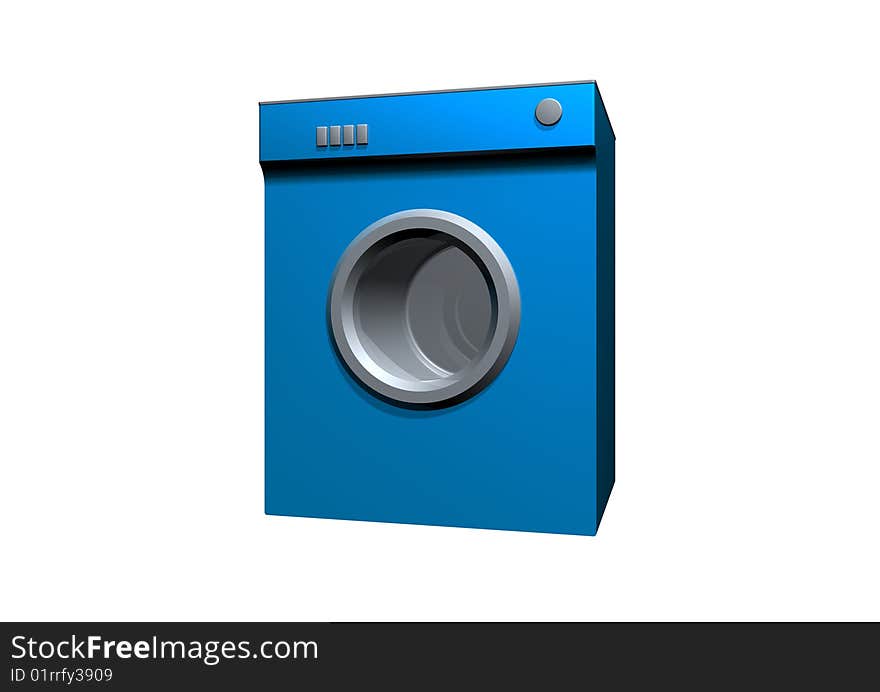 A washer on white background.