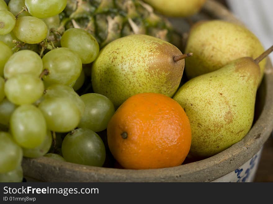 Basket full of fruits