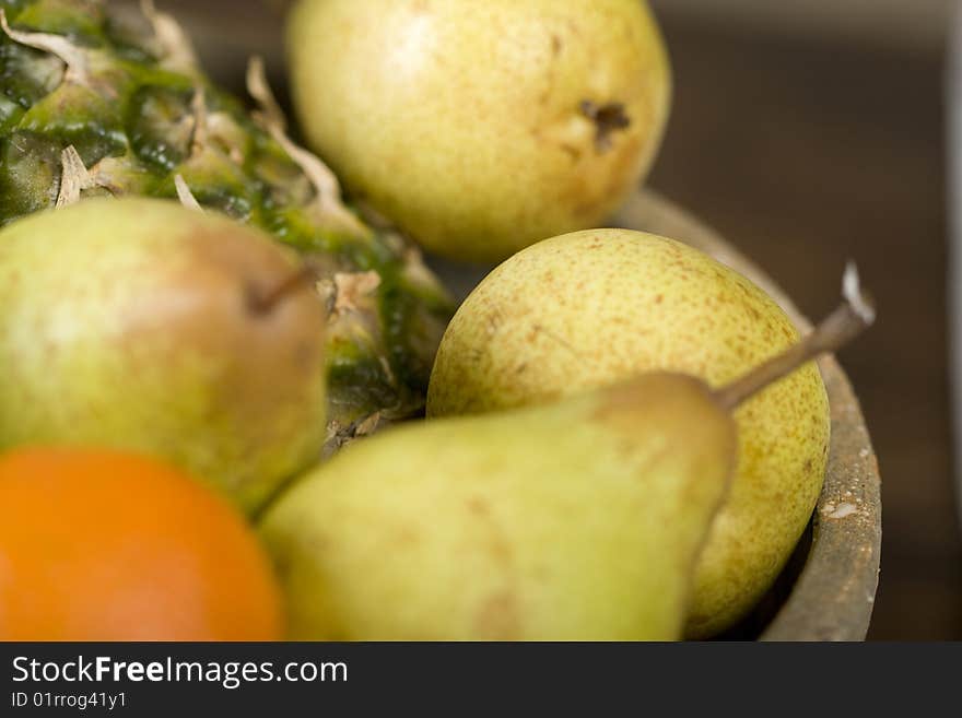 Basket full of fruits