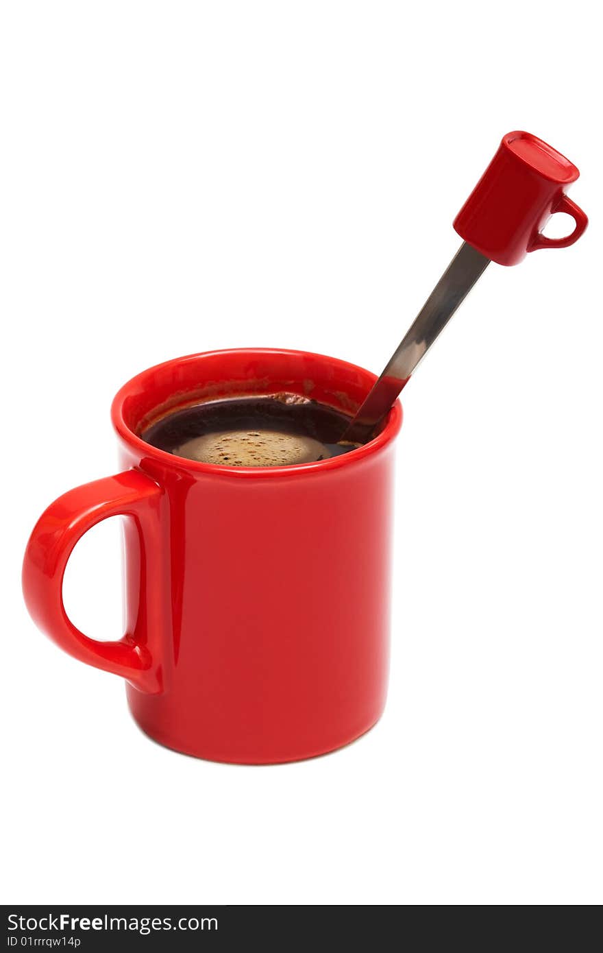 Red Mug From Coffee