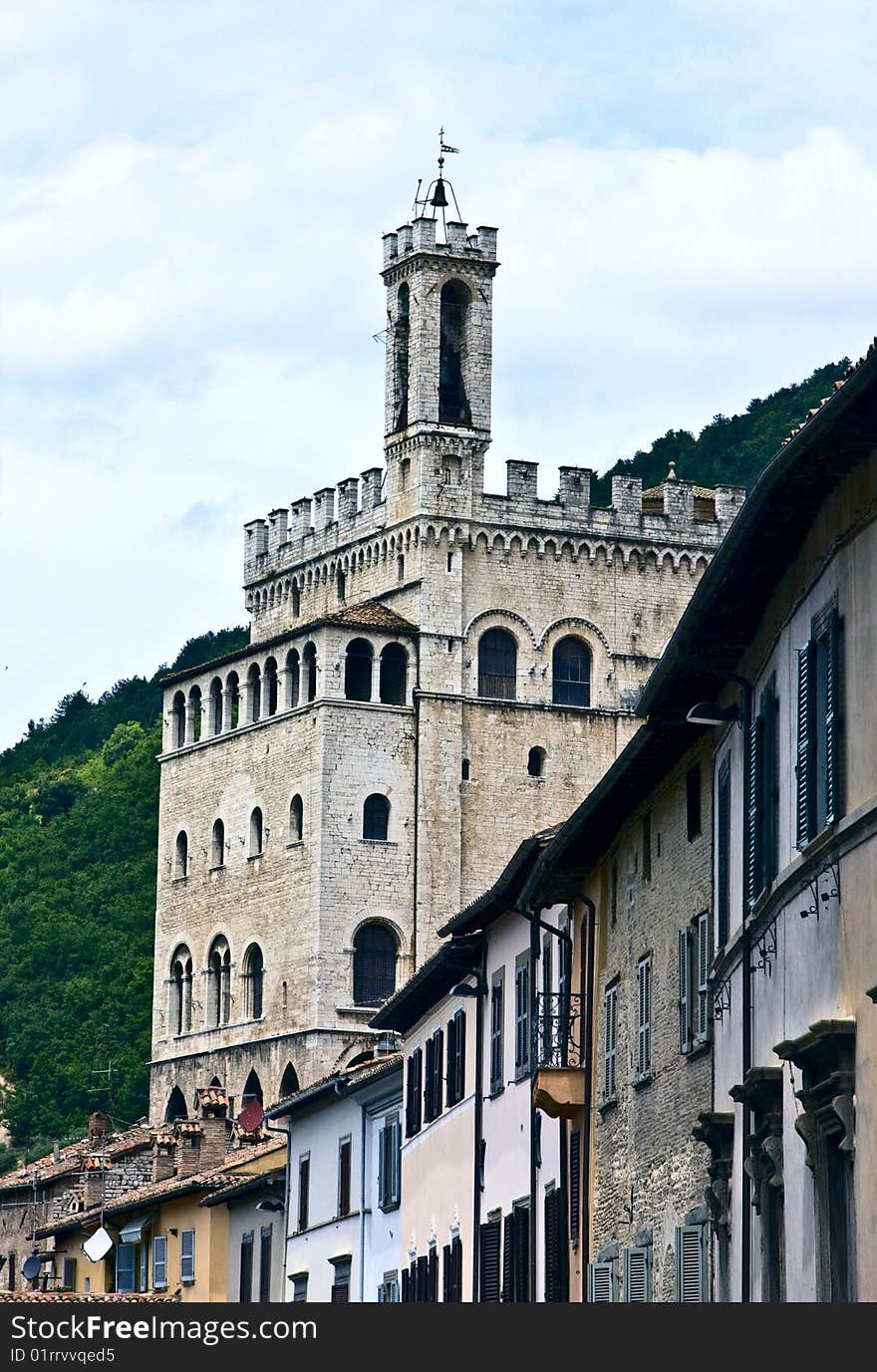 Historical palace in Gubbio