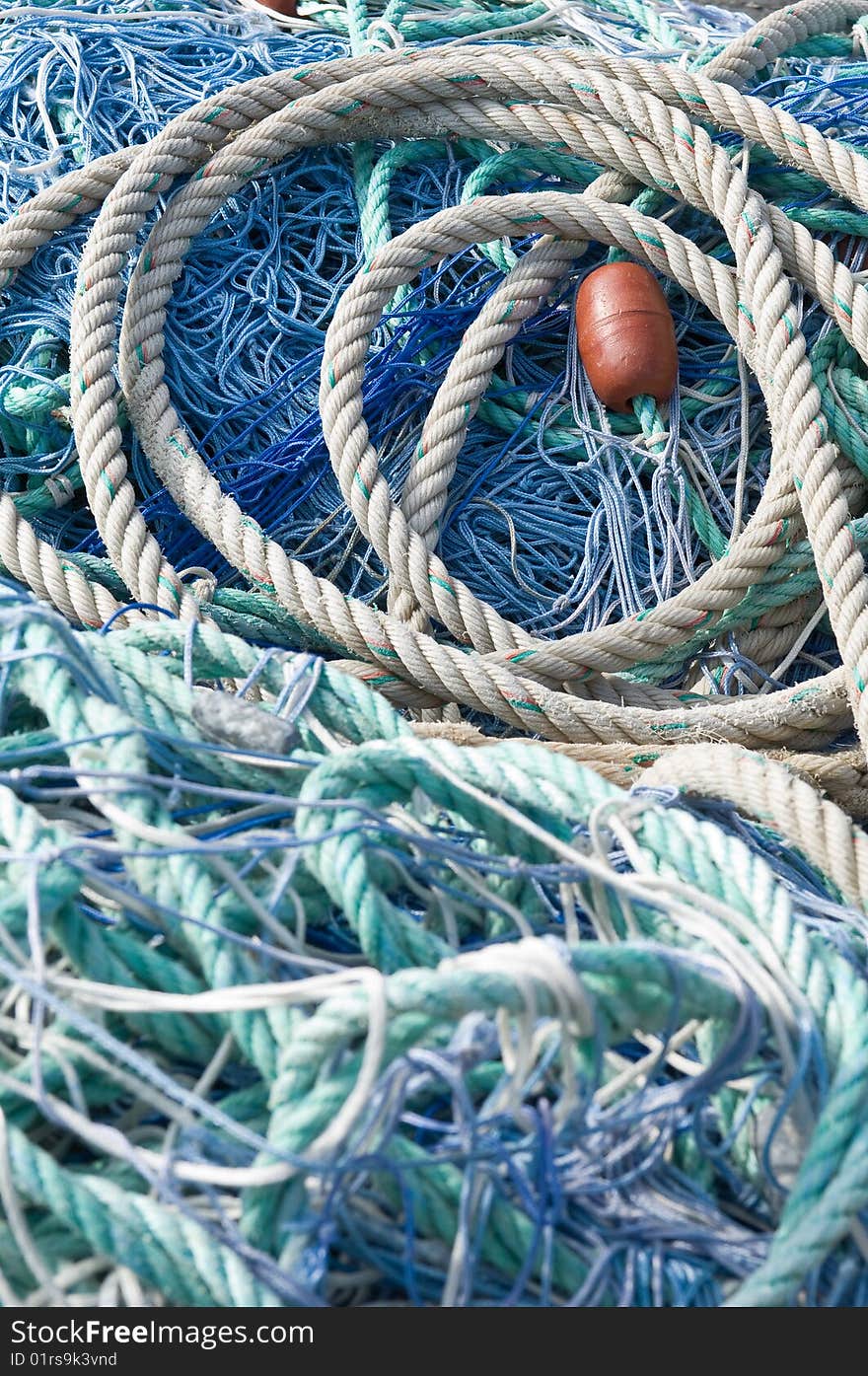 Blue Fishing Net