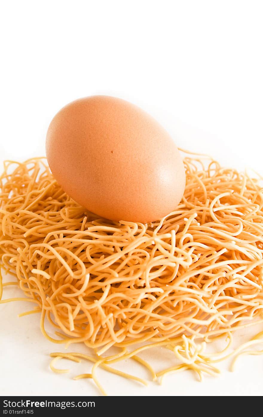 Egg in Noodle nest