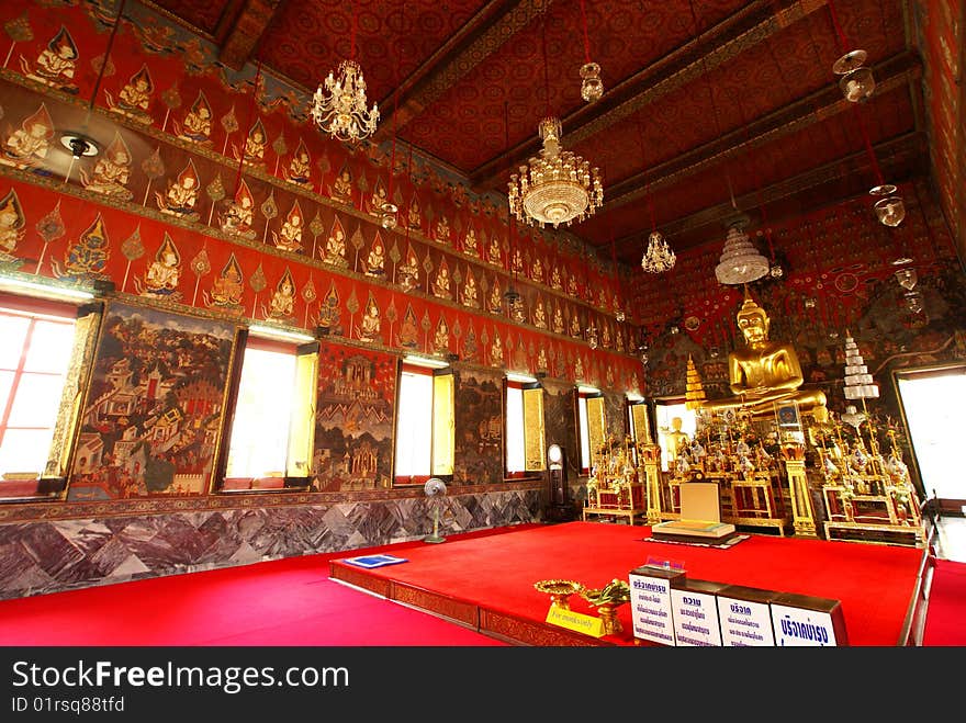 Buddha Statue inside a Siam Temple