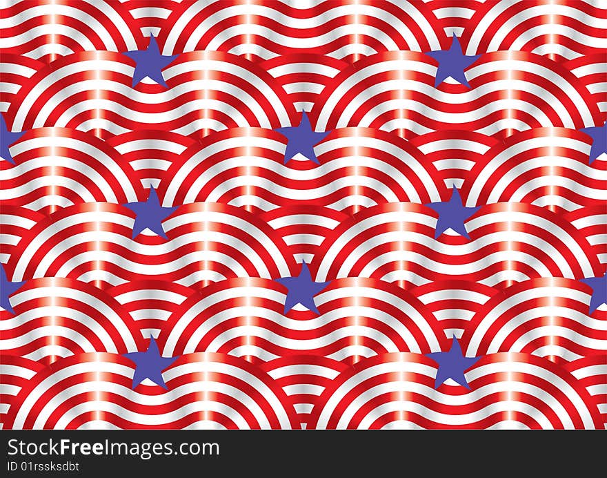 Designed using elements of the American flag. Designed using elements of the American flag