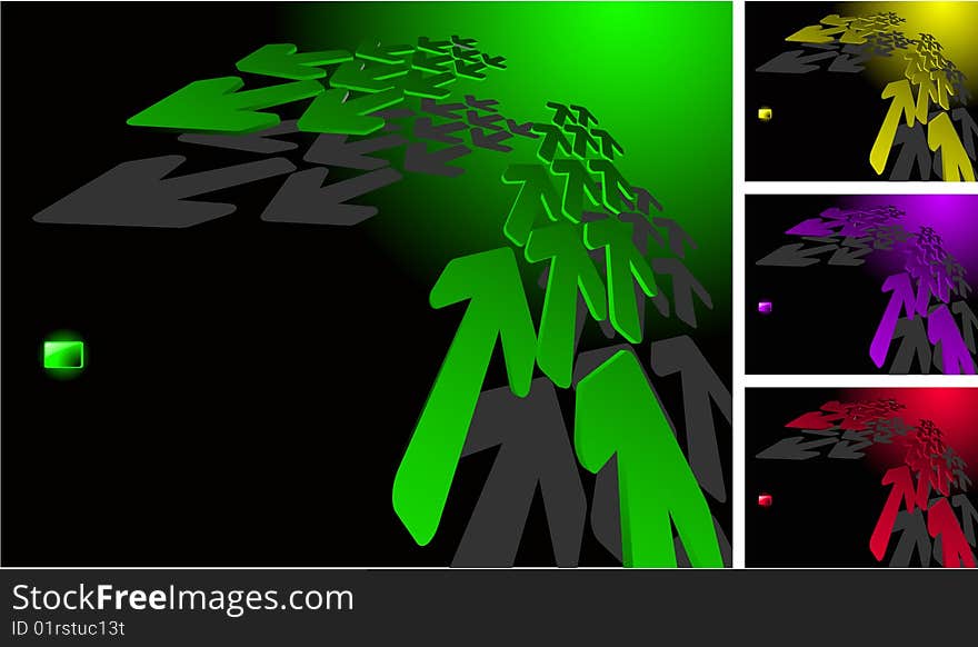 The color vector abstract background