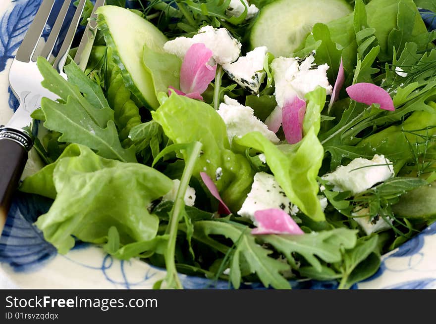 Rose Petal Salad