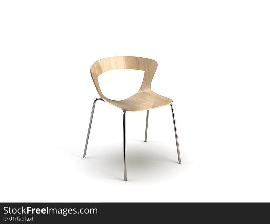 Wood chair