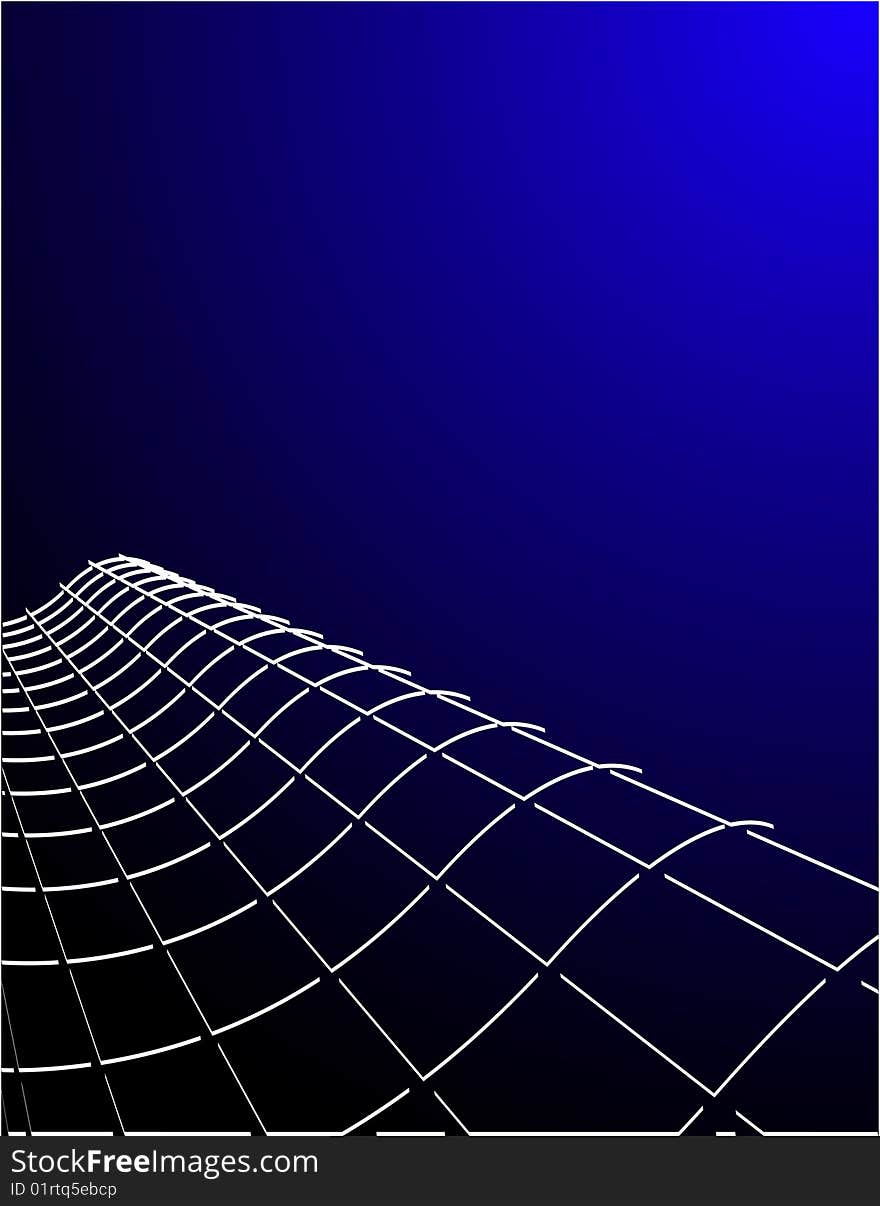 The blue  abstract background