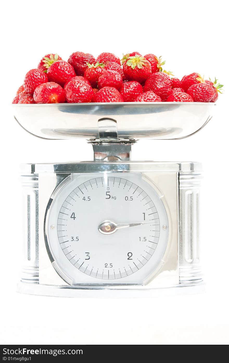 Strawberry in the scale