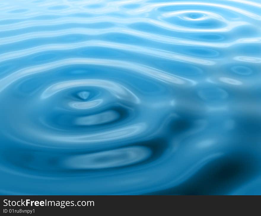 3d image of water ripples.