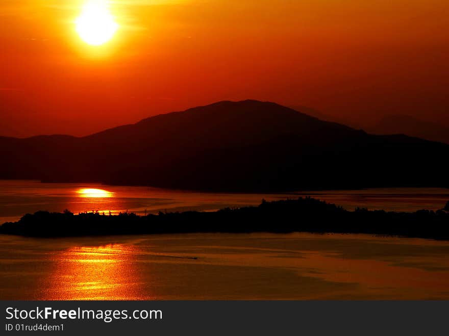 A landscape photo taken in Hong Kong. A landscape photo taken in Hong Kong