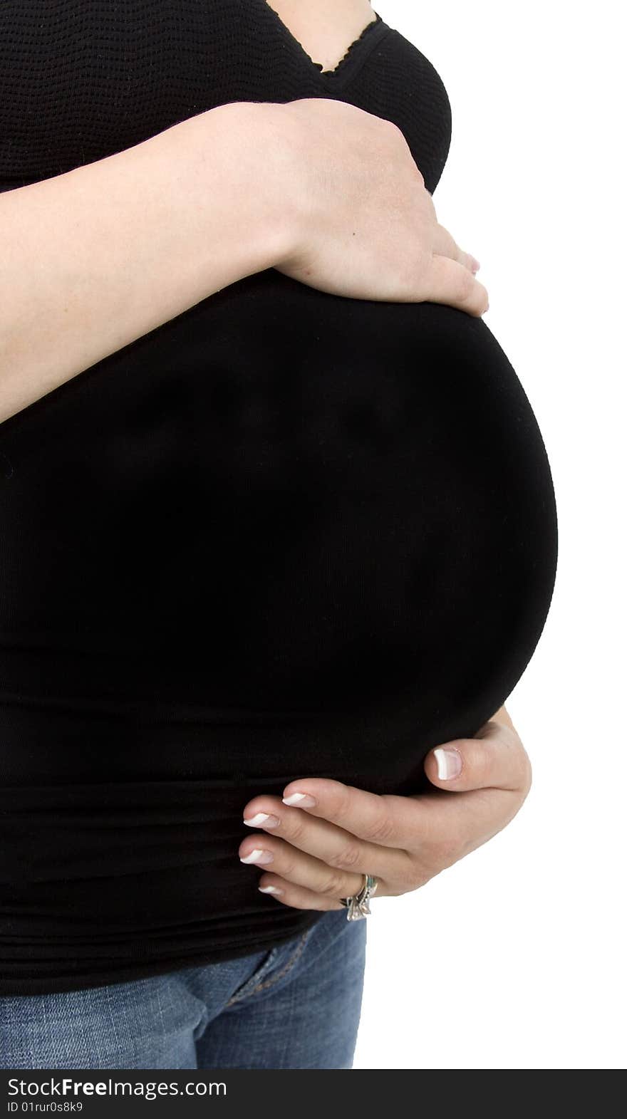 Close up of pregnant woman. Close up of pregnant woman