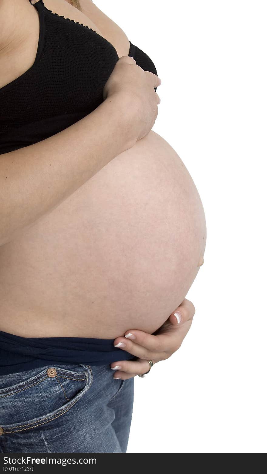 Close up of pregnant woman. Close up of pregnant woman