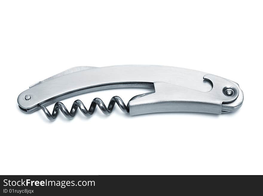 Metal corkscrew