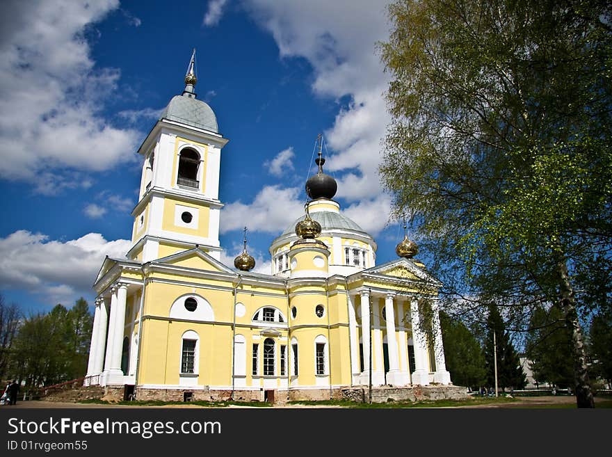 Church in Myshkin, Yaroslavl region, Russia