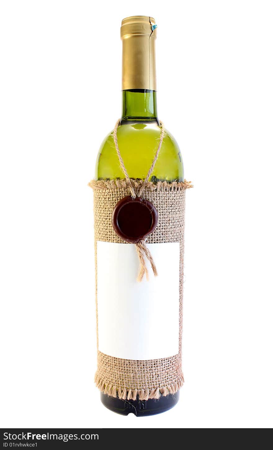 White wine bottle