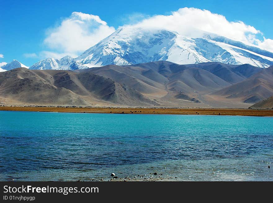 Lake and Mountains