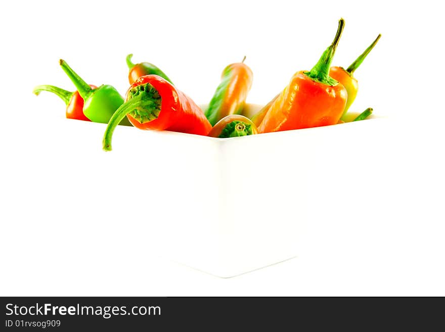 White Bowl of Chillis