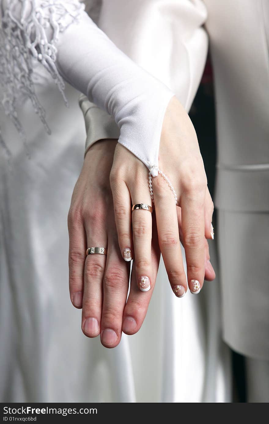 Hands with rings