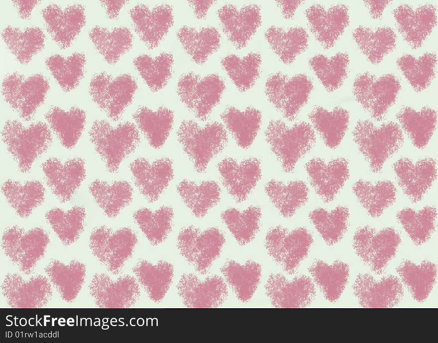 Pink Heart Pattern