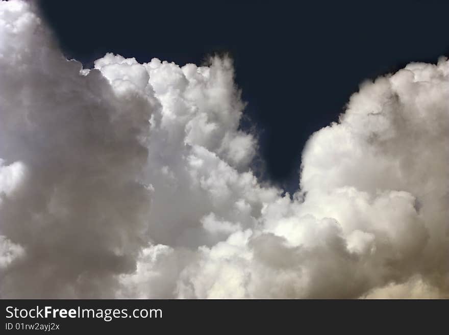 Perfect clouds, mistic heaven HDR