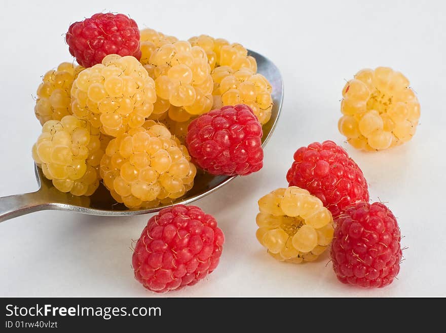 Ripe raspberries