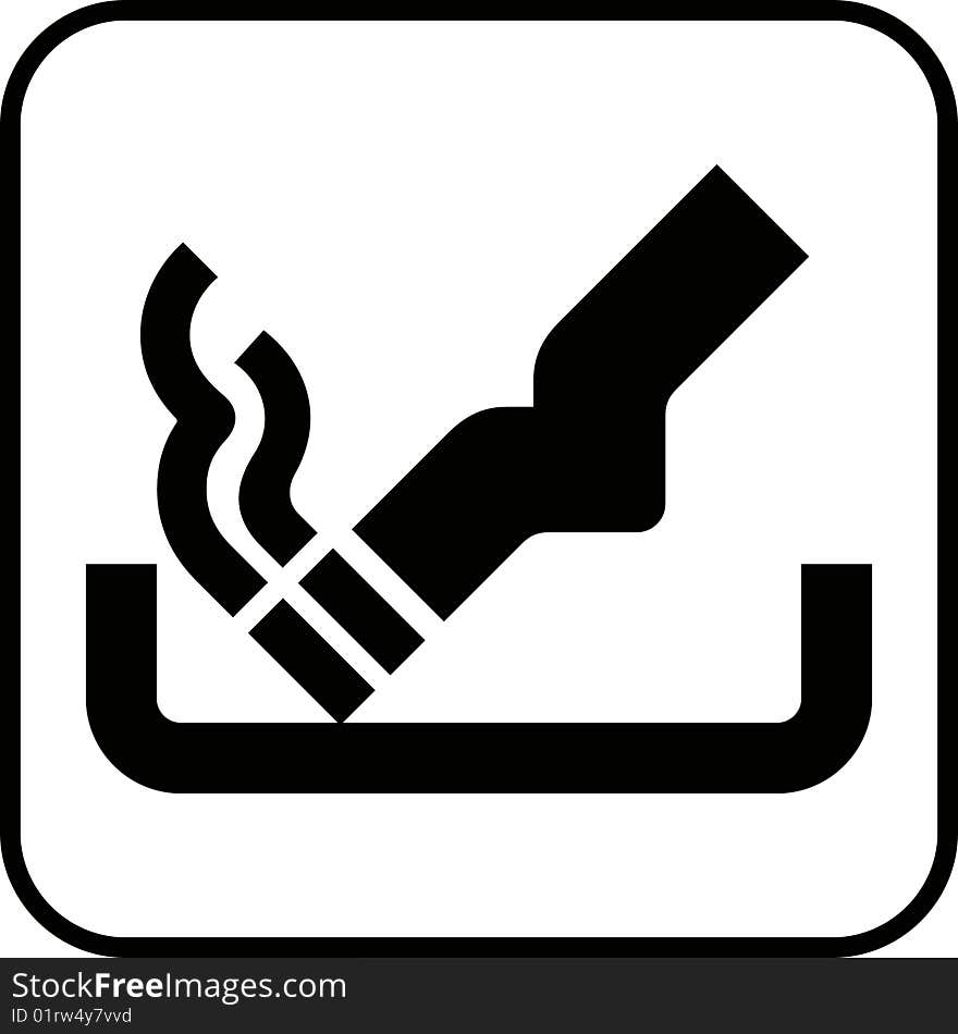 Smoking Sign 2 (+ Vector)