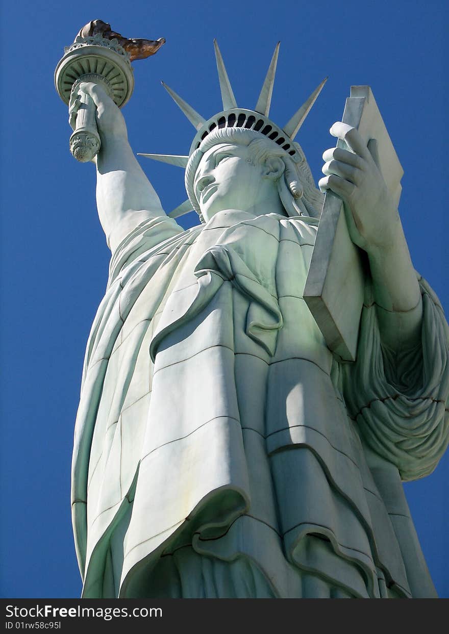 Statue of Liberty from below