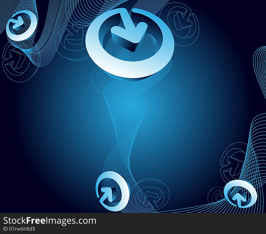 Abstract Blue Background