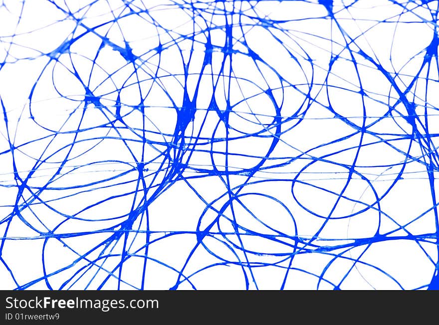 Close-up abstract blue web to background