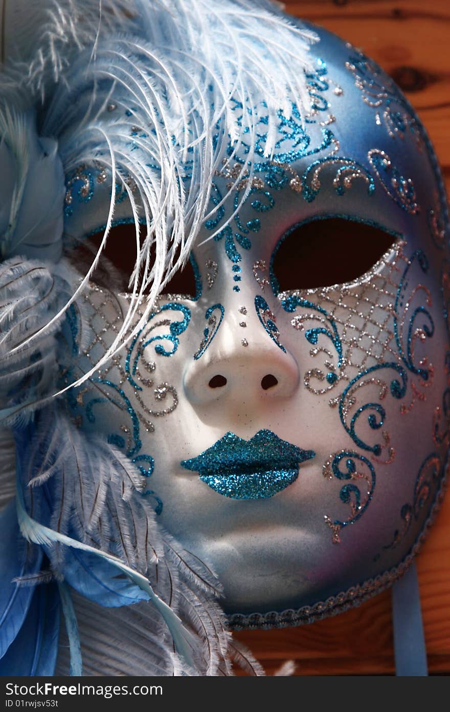 Traditional colorful Venice mask