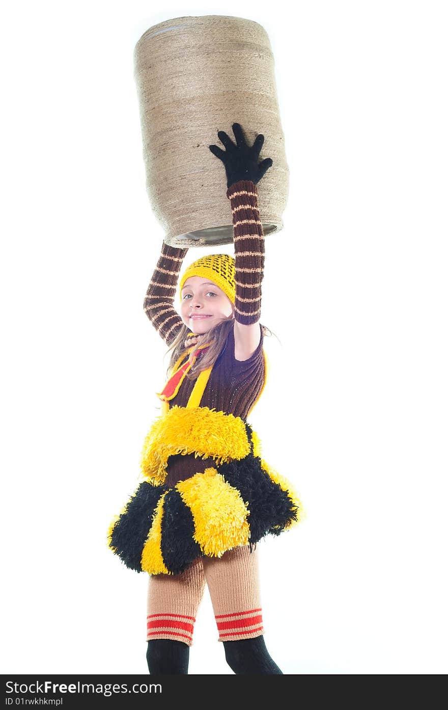 Girl In A Suit Of A Bee