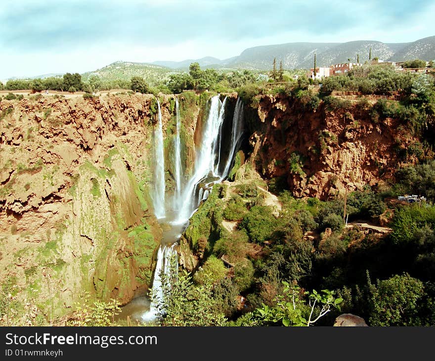 Waterfall In Ouzoud