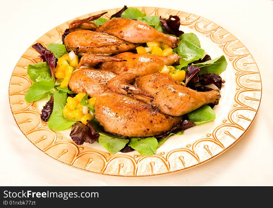 Cornish Hen Serving Platter