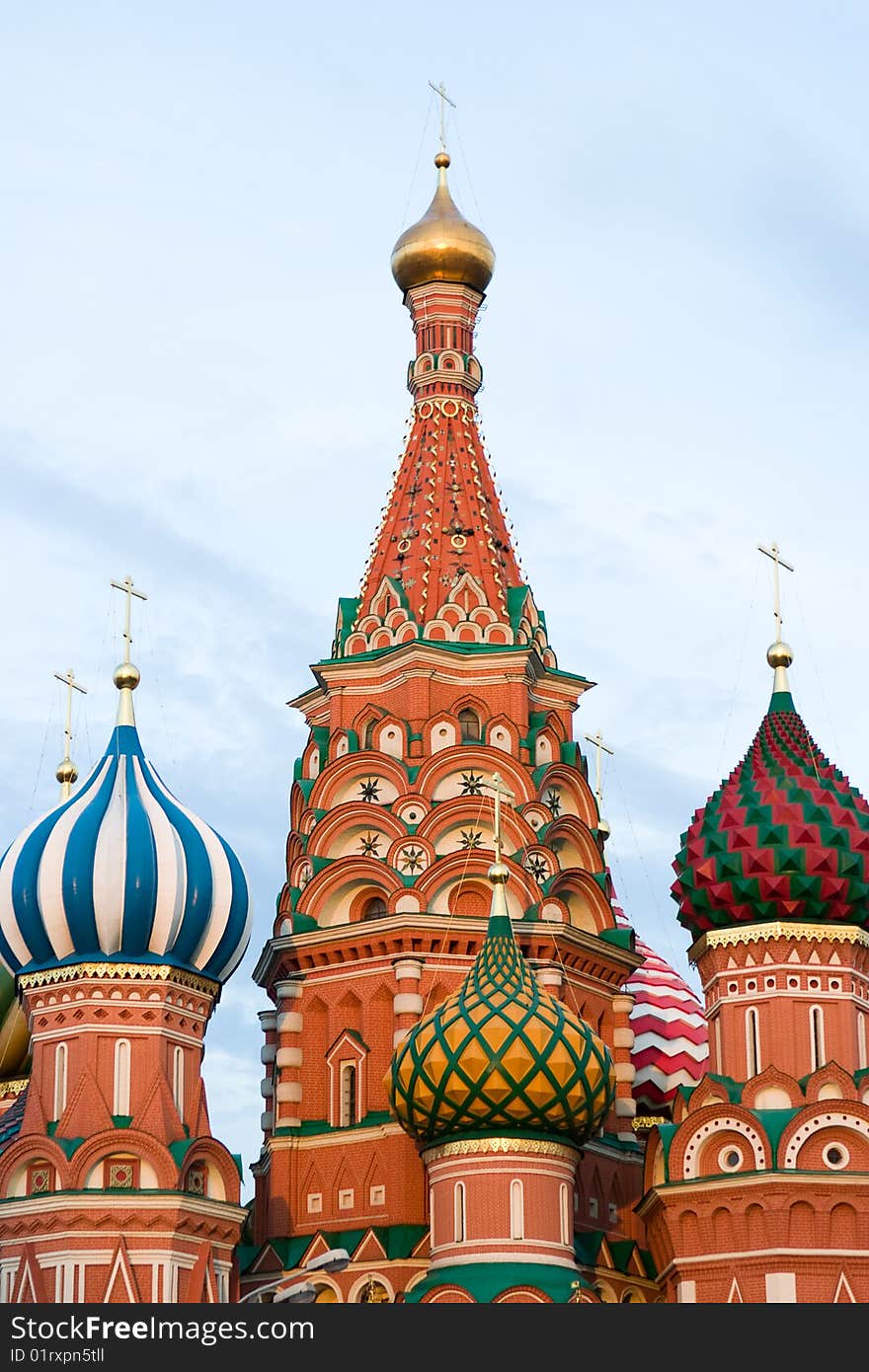 St. Basil Cathedral. Moscow, historical building