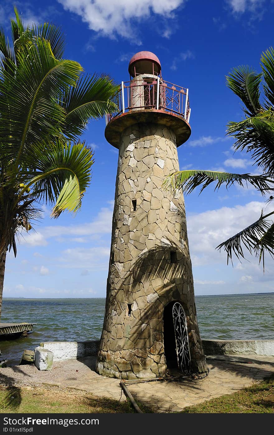 Tropical lighthouse