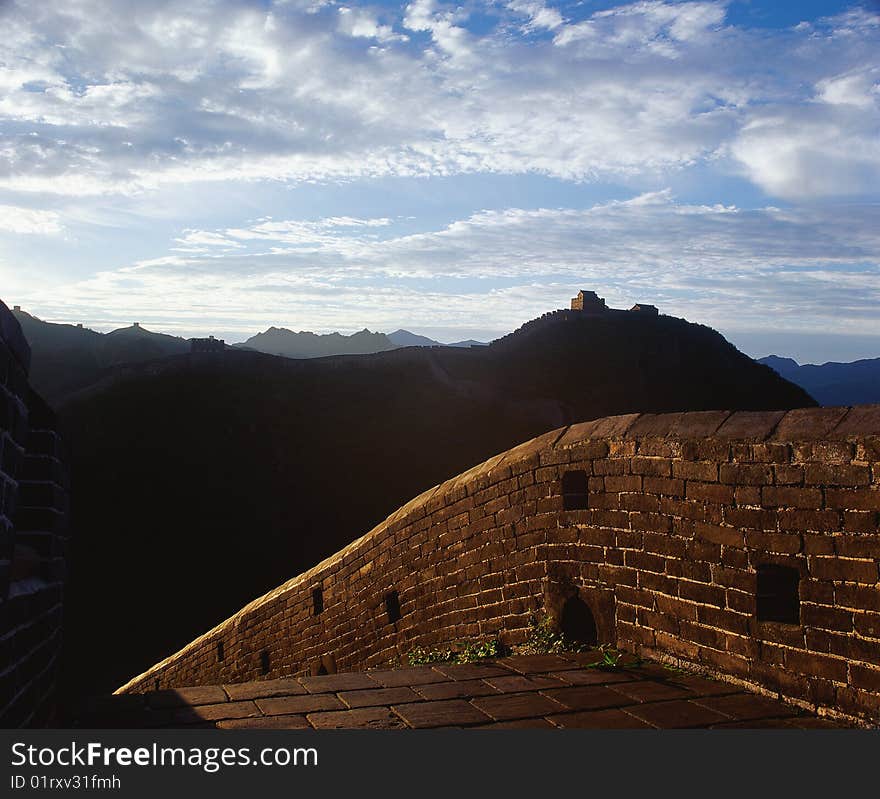 The Great wall through centuries, telling the story of history in silence.