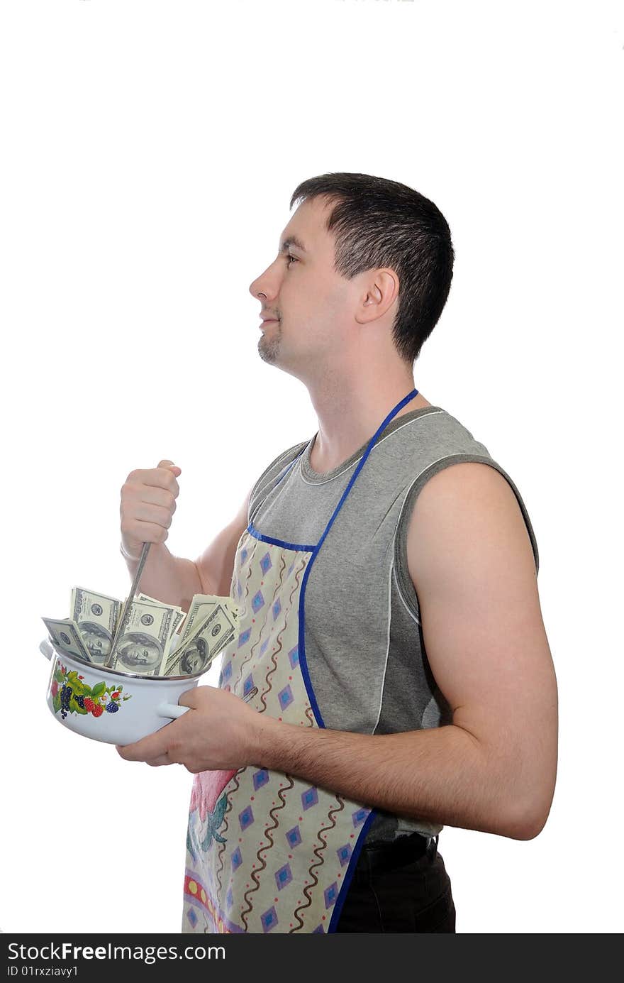 The Man Cooking Money